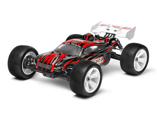 CARRO EXPLOSÃO RC 1/8 OFF-ROAD TRUGGY SHELLSHOCK HIMOTO C/ MOTOR 28